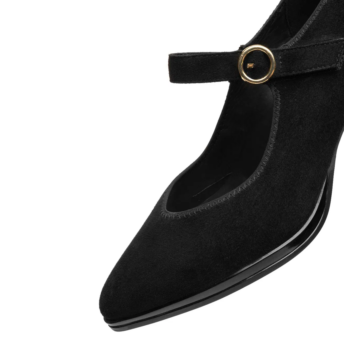Ara Amethyst Mary Jane Heel (Women) - Black Suede