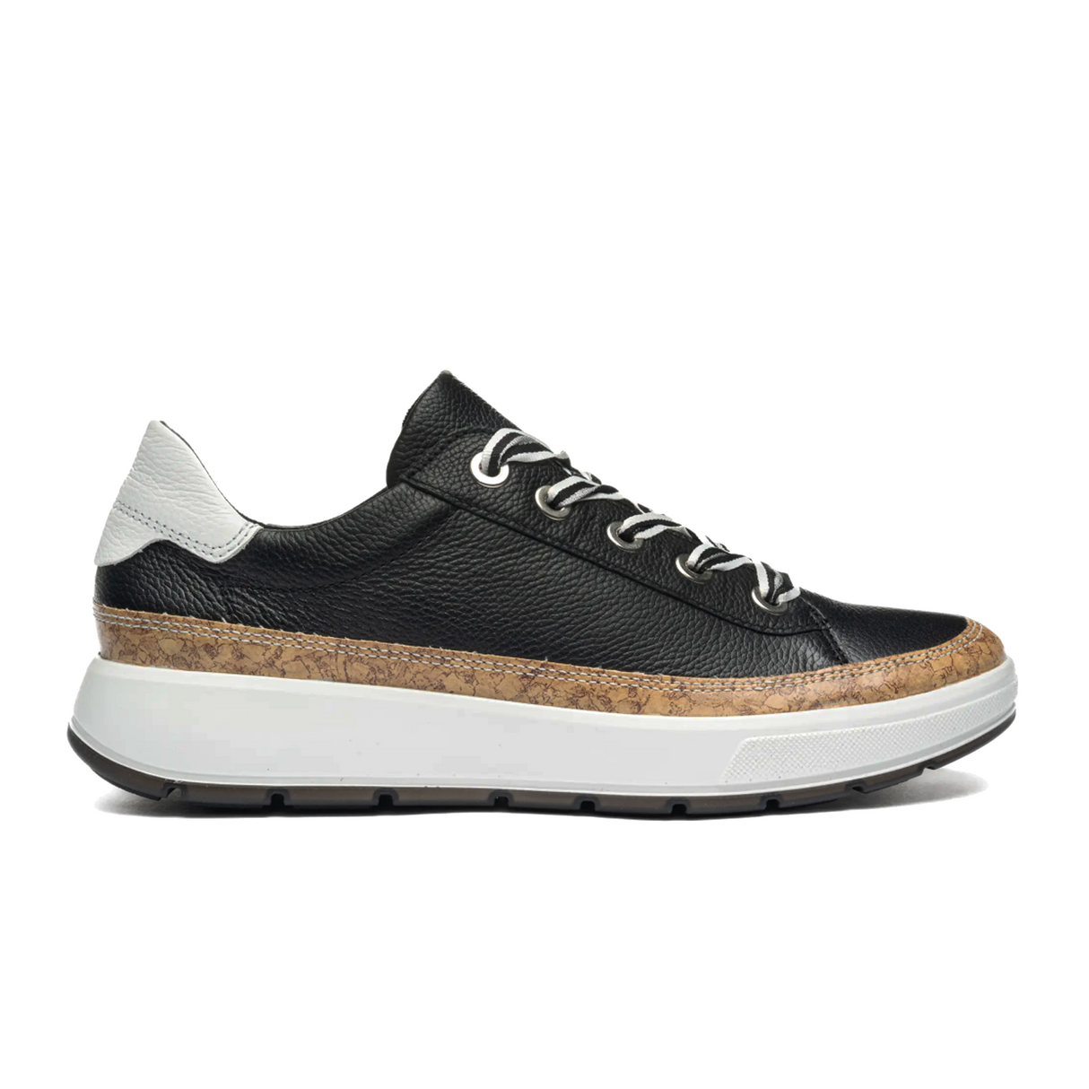 Ara Rem Sneaker (Women) - Natur/Black Athletic - Casual - Lace Up - The Heel Shoe Fitters