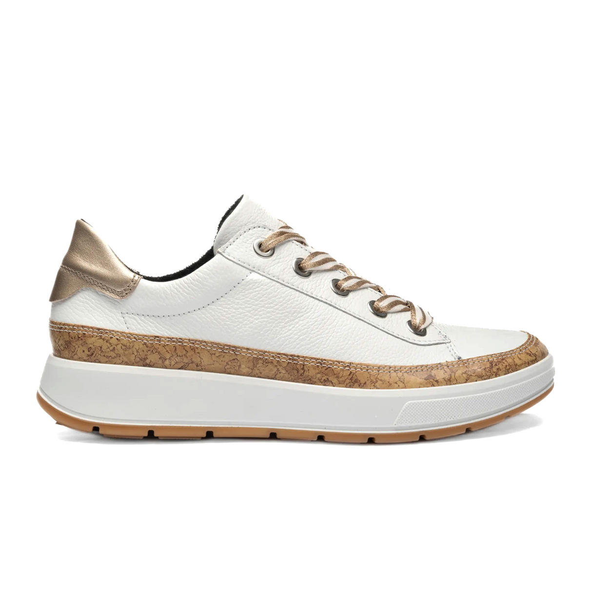 Ara Rem Sneaker (Women) - Natur/Weiss Athletic - Casual - Lace Up - The Heel Shoe Fitters
