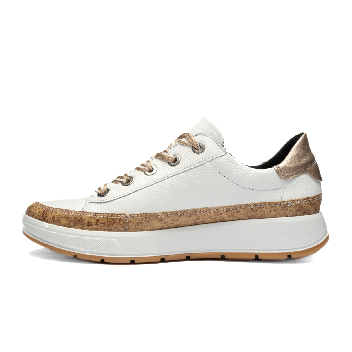 Ara Rem Sneaker (Women) - Natur/Weiss Athletic - Casual - Lace Up - The Heel Shoe Fitters