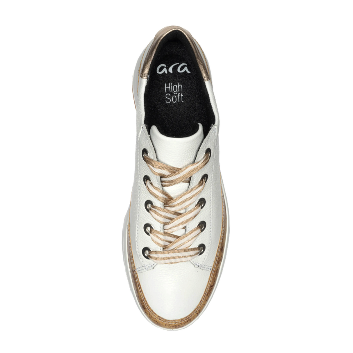 Ara Rem Sneaker (Women) - Natur/Weiss Athletic - Casual - Lace Up - The Heel Shoe Fitters