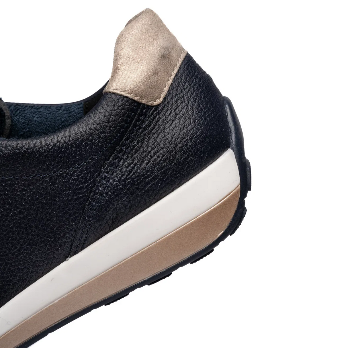 Ara Ollie Sneaker (Women) - Navy Calf Leather Athletic - Casual - Lace Up - The Heel Shoe Fitters