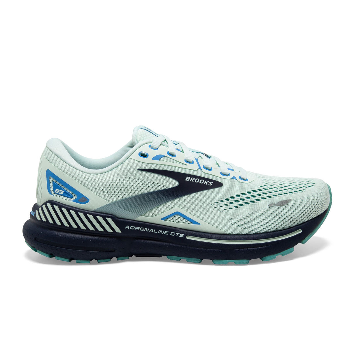 Brooks Adrenaline GTS 23 Running Shoe (Women) - Blue Glass/Nile Blue/Marina Athletic - Running - The Heel Shoe Fitters