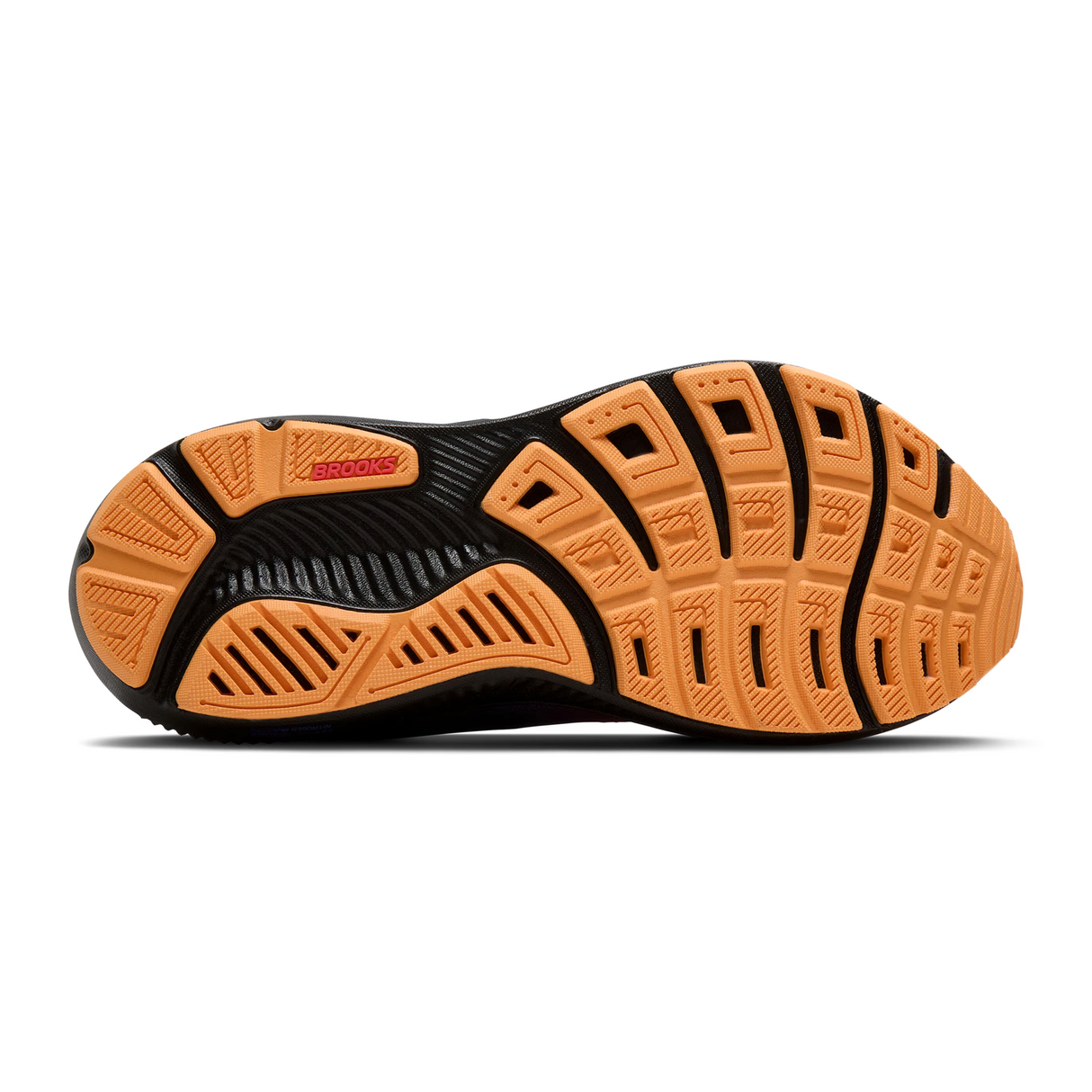 Brooks Ghost 17 Running Shoe (Women) - Night/Blue/Papaya Athletic - Running - Neutral - The Heel Shoe Fitters