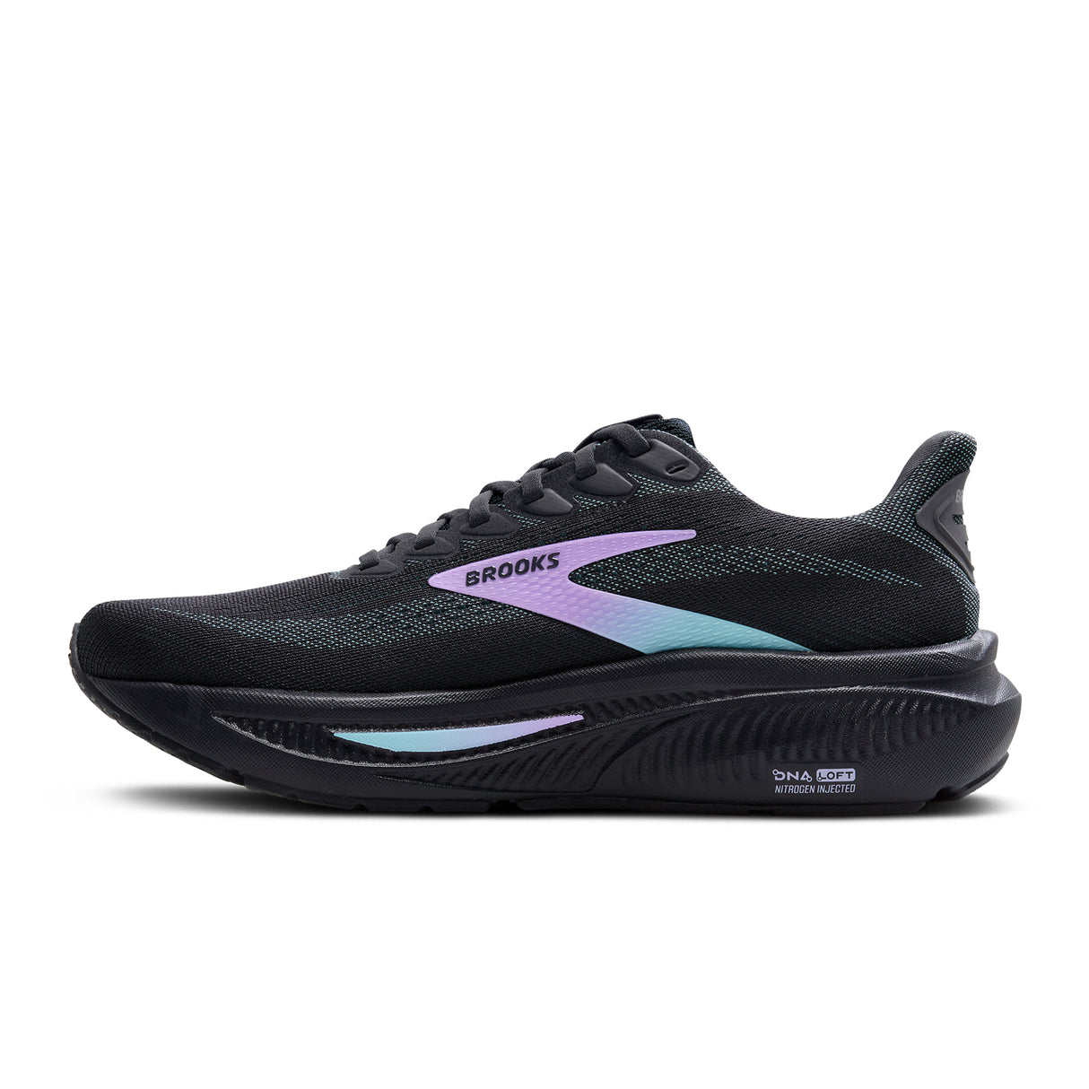 Brooks Ghost 17 Running Shoe (Women) - Grey/Clearwater/Purple Athletic - Running - Neutral - The Heel Shoe Fitters