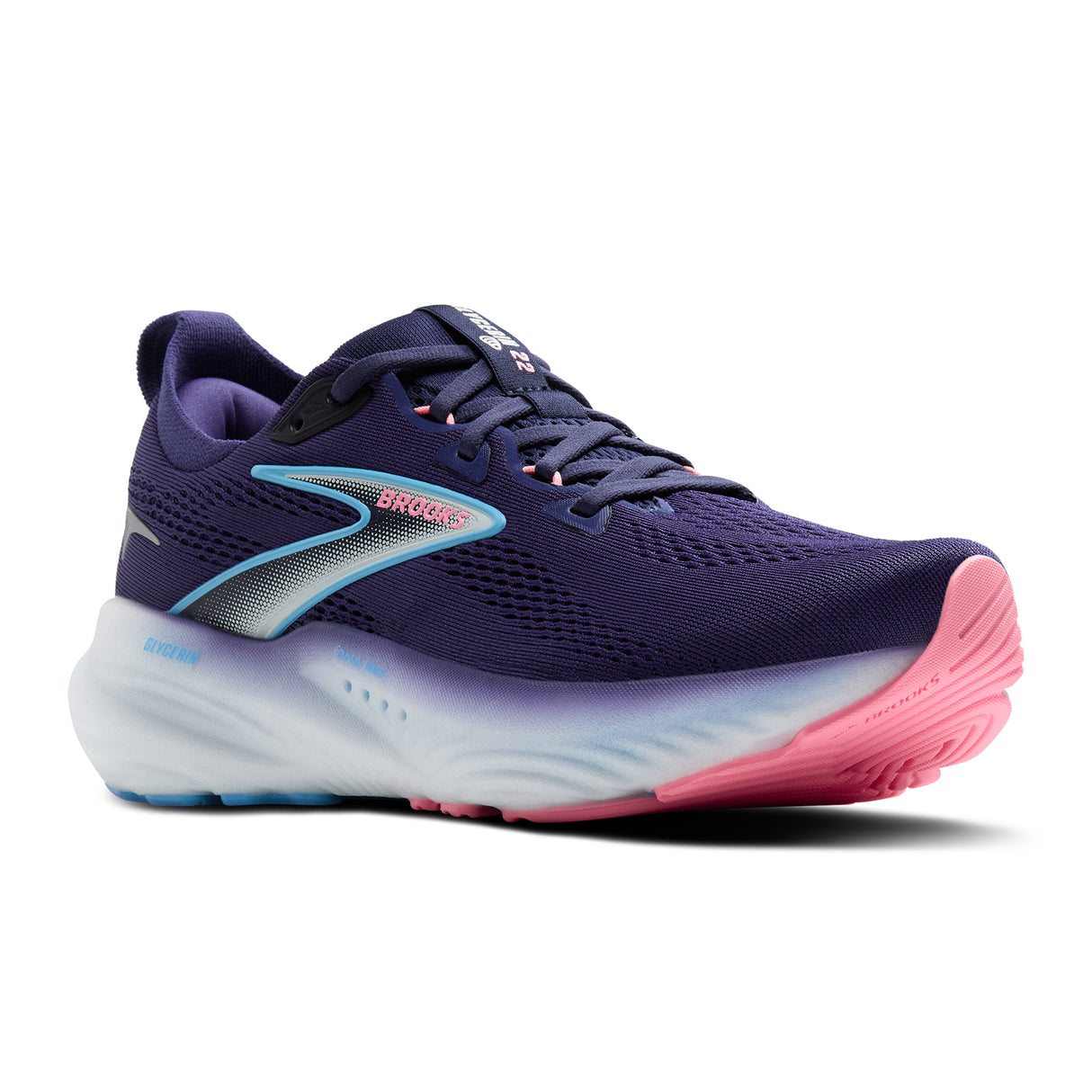 Brooks Glycerin 22 Running Shoe (Women) - Blue Ribbon/Peacoat/Dianthus Athletic - Running - Neutral - The Heel Shoe Fitters