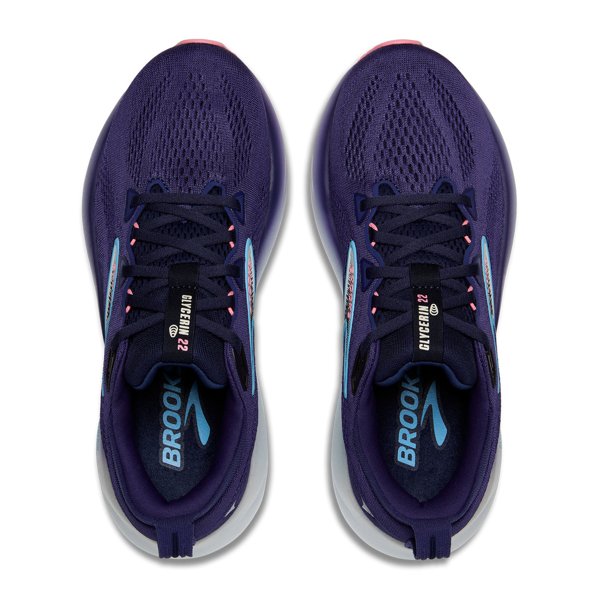Brooks Glycerin 22 Running Shoe (Women) - Blue Ribbon/Peacoat/Dianthus Athletic - Running - Neutral - The Heel Shoe Fitters