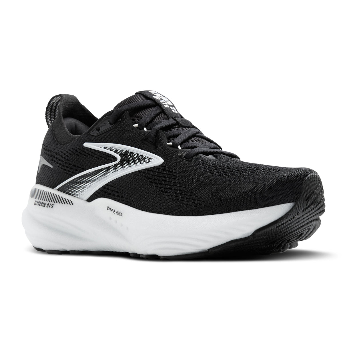 Brooks Glycerin GTS 22 Running Shoe (Women) - Black/Grey/White Athletic - Running - Stability - The Heel Shoe Fitters