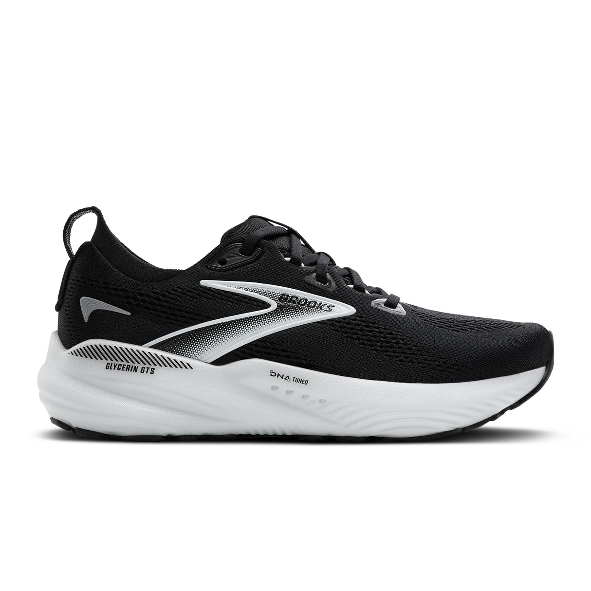 Brooks Glycerin GTS 22 Running Shoe (Women) - Black/Grey/White Athletic - Running - Stability - The Heel Shoe Fitters
