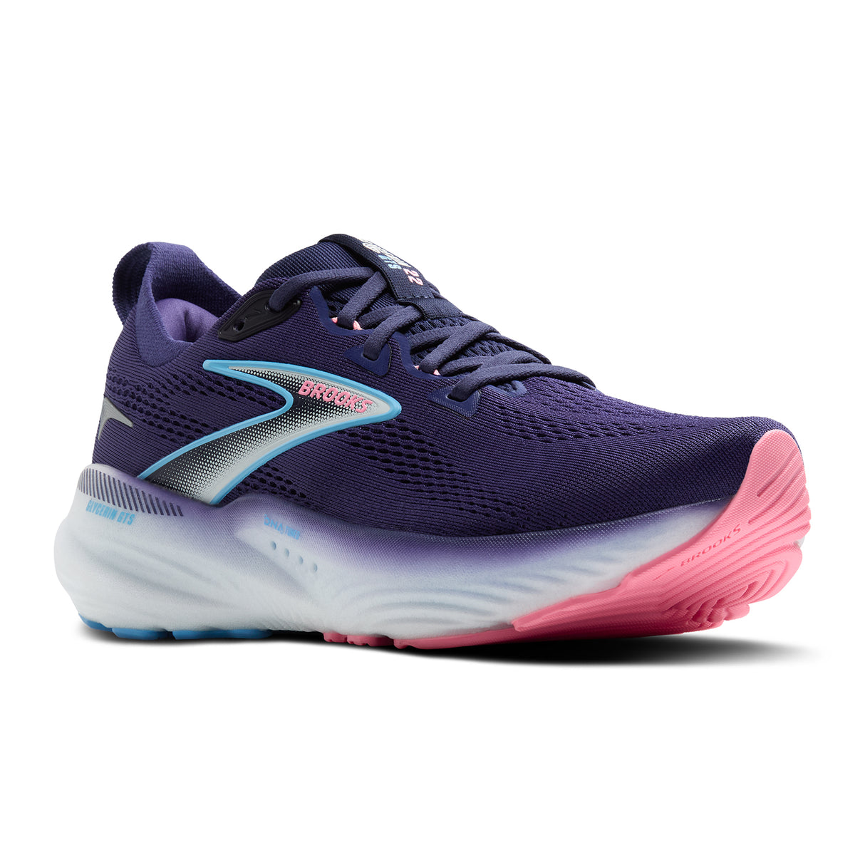 Brooks Glycerin GTS 22 Running Shoe (Women) - Blue Ribbon/Peacoat/Dianthus Athletic - Running - Stability - The Heel Shoe Fitters