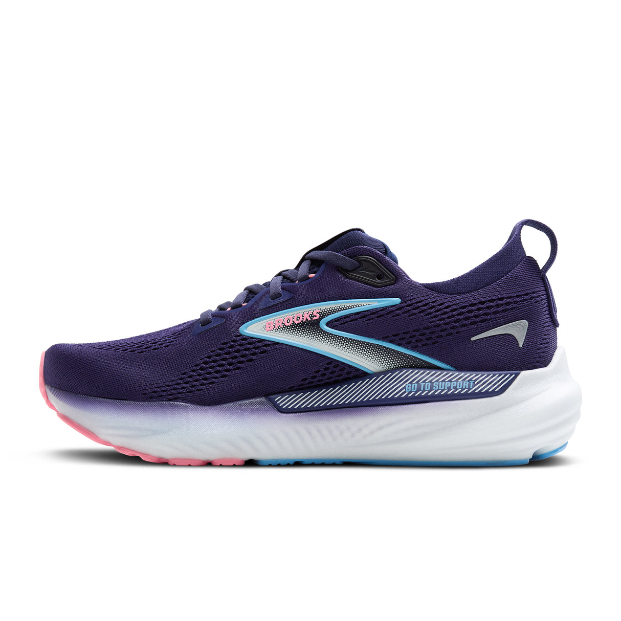 Brooks Glycerin GTS 22 Running Shoe (Women) - Blue Ribbon/Peacoat/Dianthus Athletic - Running - Stability - The Heel Shoe Fitters