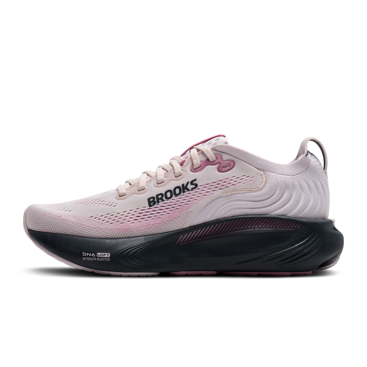 Brooks Adrenaline GTS 25 Running Shoe (Women) - Mauve/Ebony/Pink Athletic - Running - Stability - The Heel Shoe Fitters