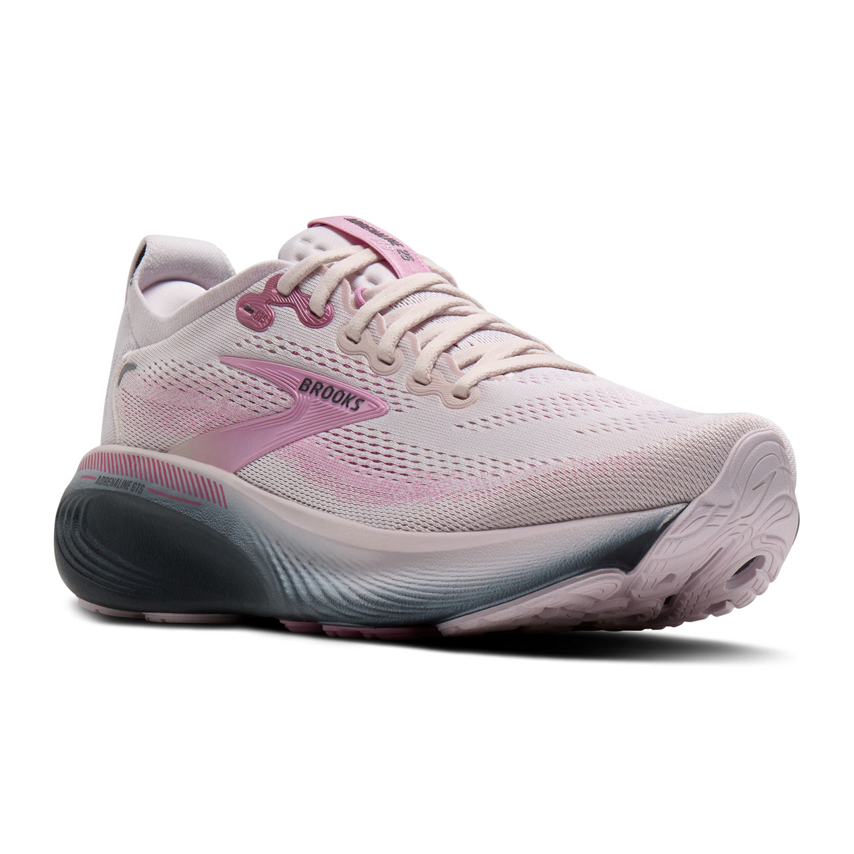 Brooks Adrenaline GTS 25 Running Shoe (Women) - Mauve/Ebony/Pink Athletic - Running - Stability - The Heel Shoe Fitters