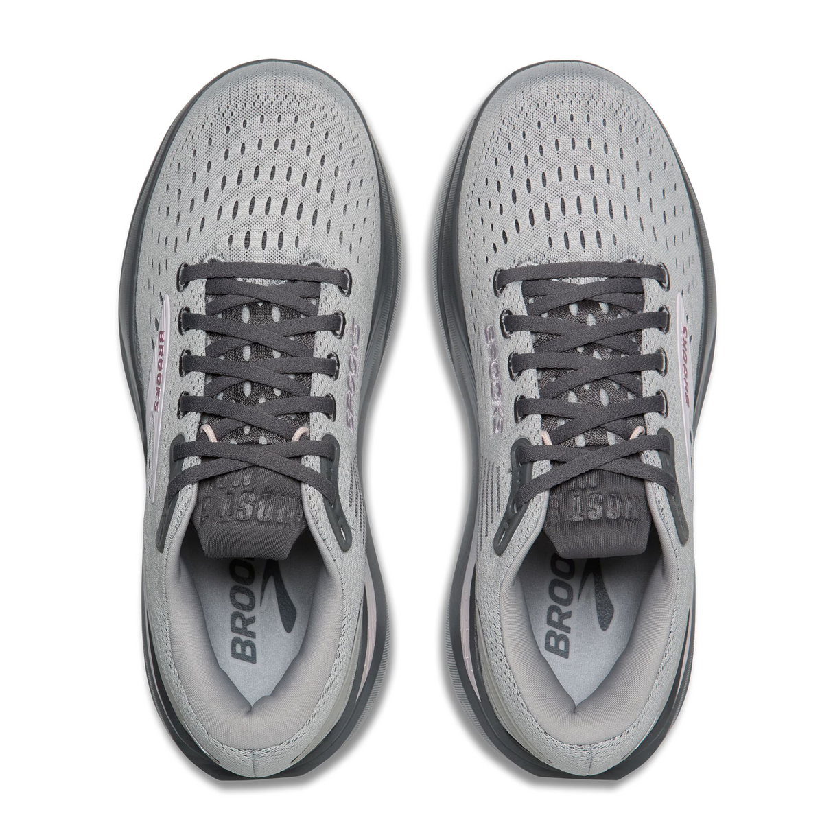 Brooks Ghost Max 3 Running Shoe (Women) - Harbor Mist/Poppy Seed/ Pink