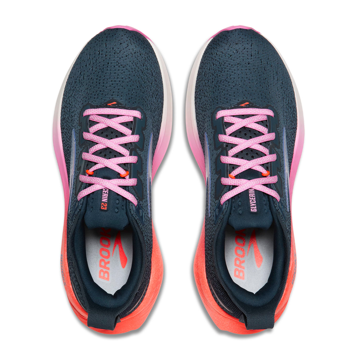 Brooks Glycerin 23 Running Shoe (Women) - Sea/Strawberry/Coral