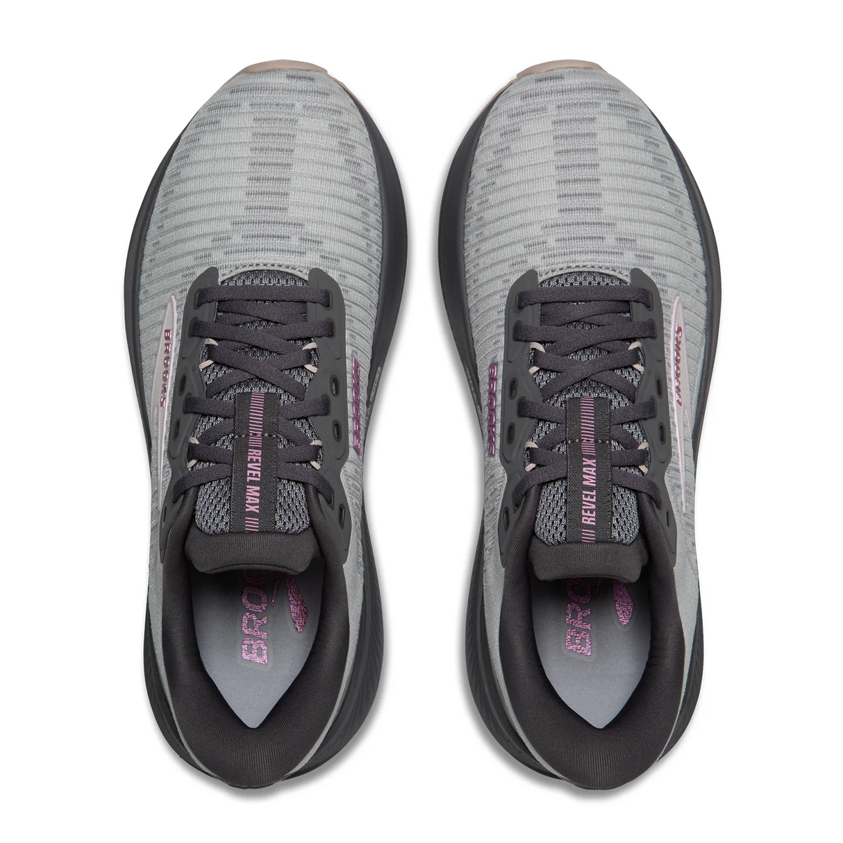 Brooks Revel Max Running Shoe (Women) - Harbor Mist/Grey/Metallic