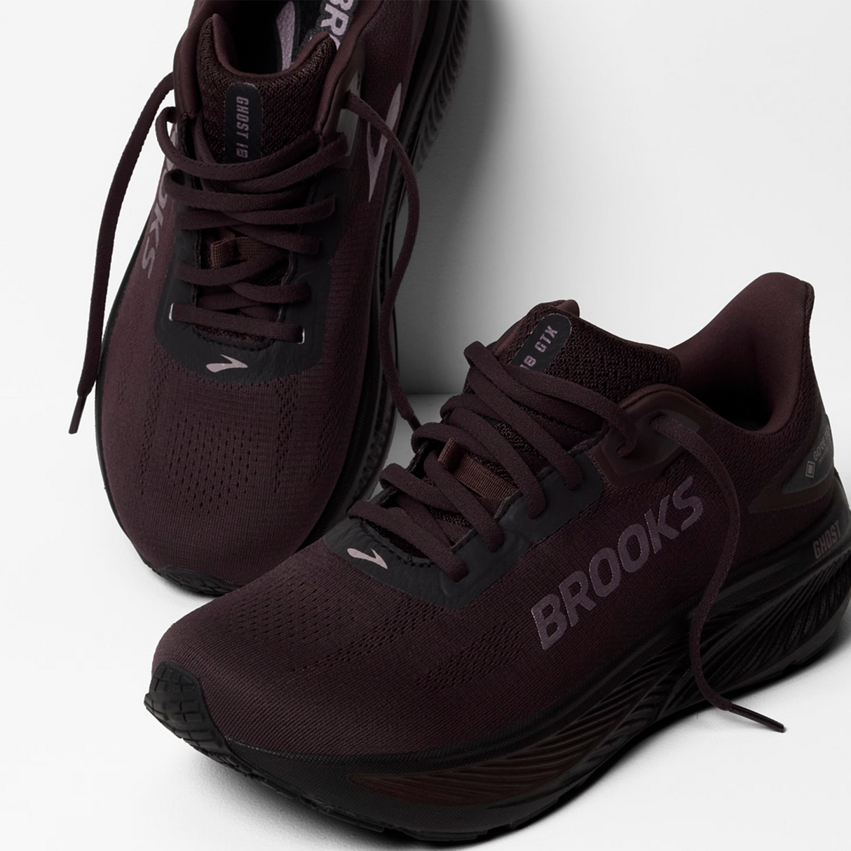 Brooks Ghost 18 GTX Running Shoe (Women) - Raisin/Black/Metallic
