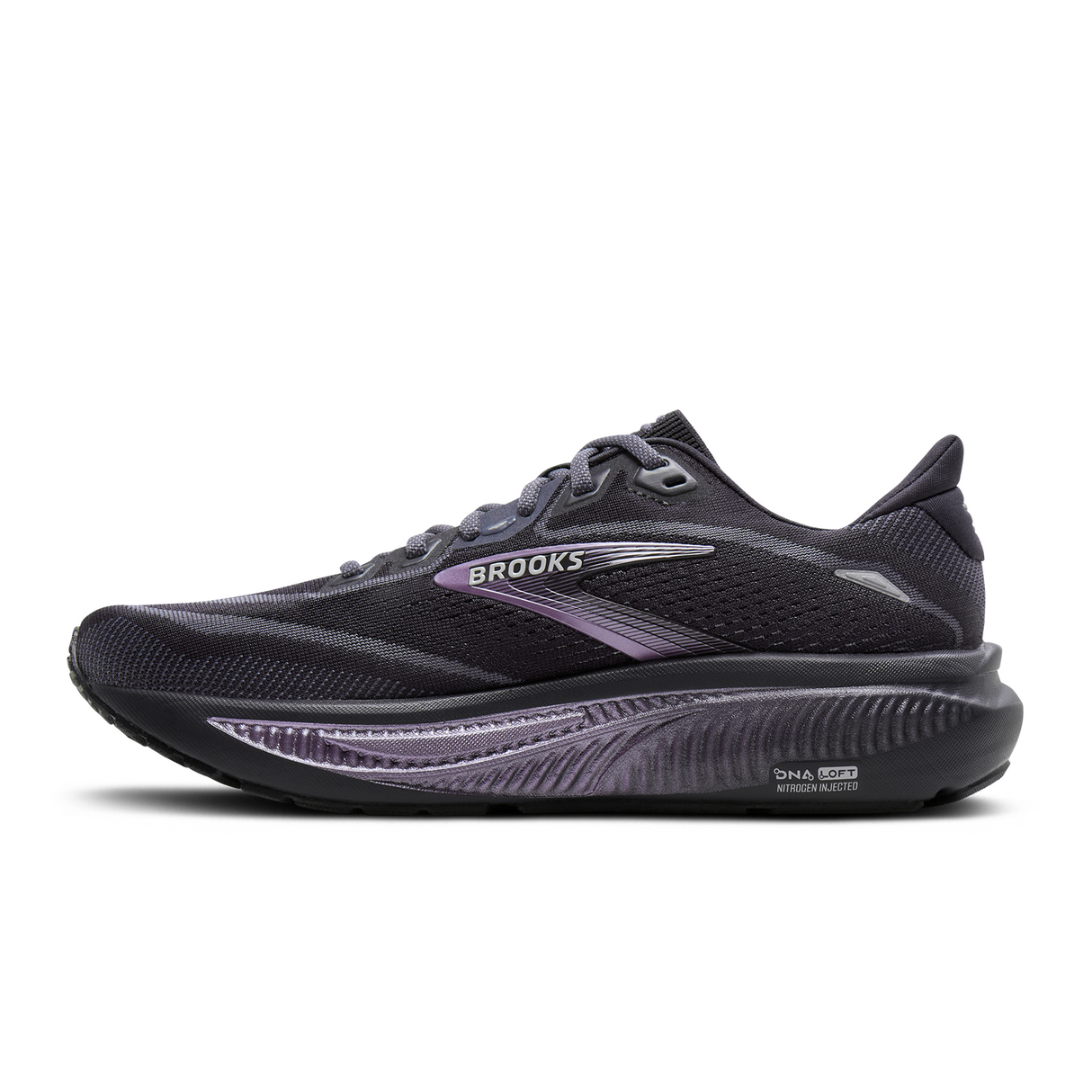 Brooks Ghost 18 Running Shoe (Women) - Ebony/Folkstone/Metallic