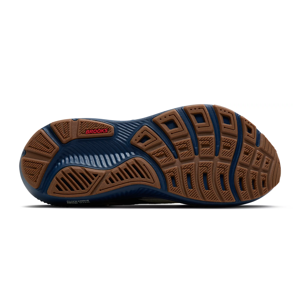 Brooks Ghost 18 Running Shoe (Men) - Coconut/Red/Blue Athletic - Running - Neutral - The Heel Shoe Fitters