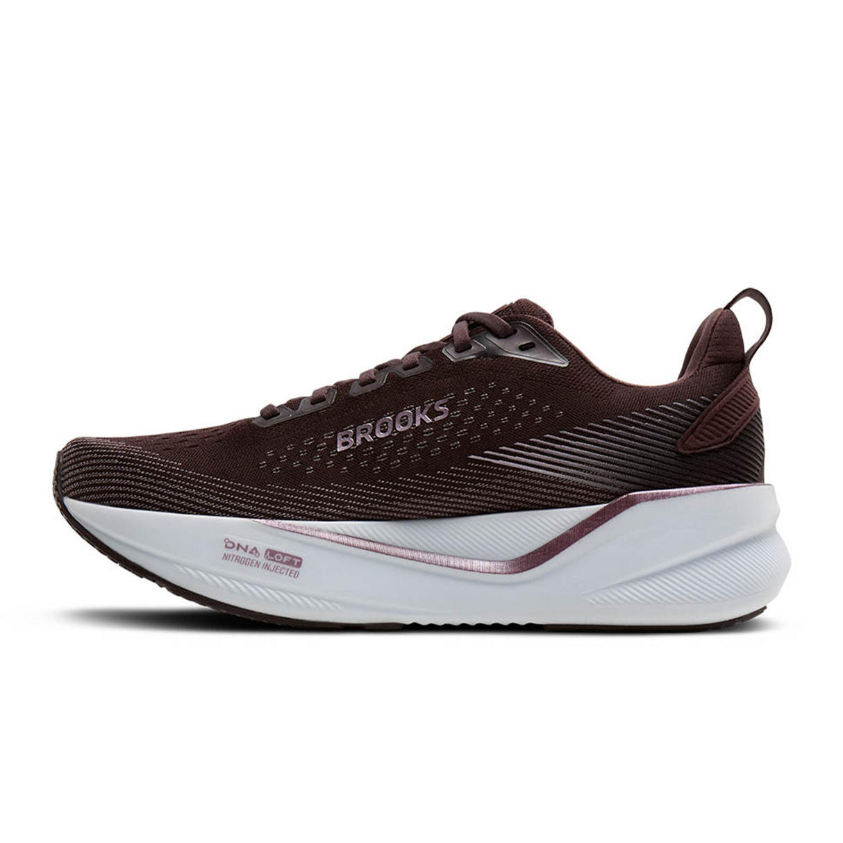 Brooks Ghost Max 4 Running Shoe (Women) - Raisin/Purple/Metallic Athletic - Running - Cushion - The Heel Shoe Fitters
