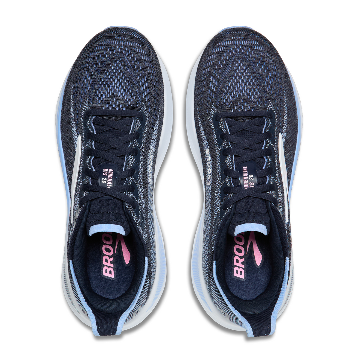 Brooks Adrenaline GTS 26 Running Shoe (Women) - Navy/Cornflower/Pink