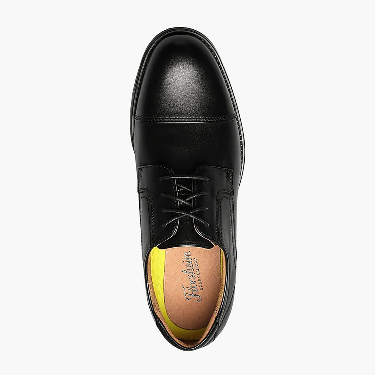 Florsheim Midtown Cap Toe Oxford (Men) - Black Dress-Casual - Oxford - The Heel Shoe Fitters