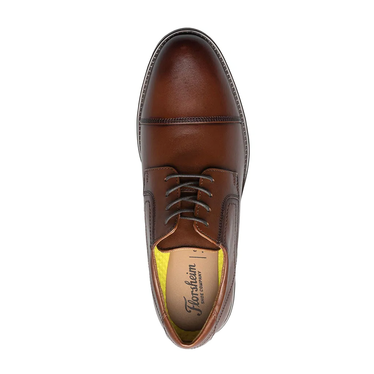 Florsheim Midtown Cap Toe Oxford (Men) - Cognac Dress-Casual - Oxford - The Heel Shoe Fitters