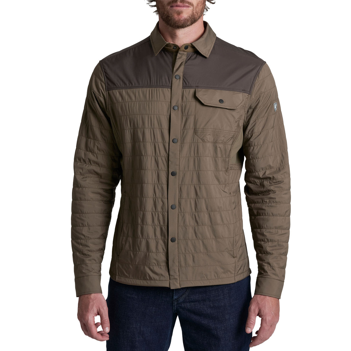 Kuhl The One Shirt-Jac (Men) - Kanteen/Dark Oak Apparel - Jacket - Lightweight - The Heel Shoe Fitters