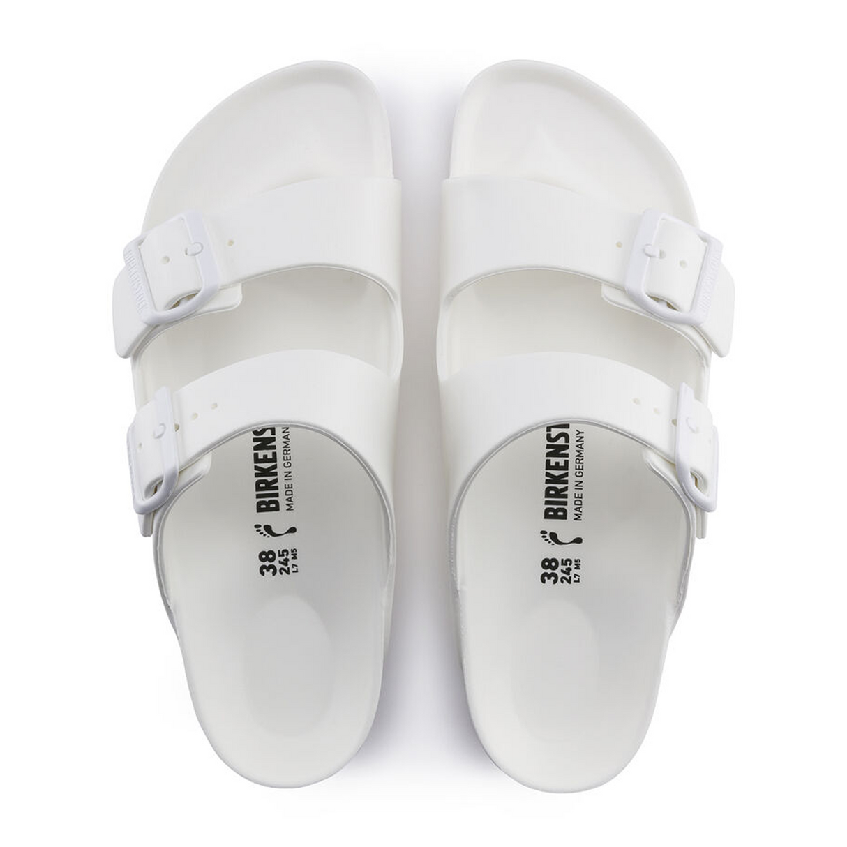 Birkenstock Arizona EVA Narrow Slide Sandal (Women) - White Sandal - Slide - The Heel Shoe Fitters