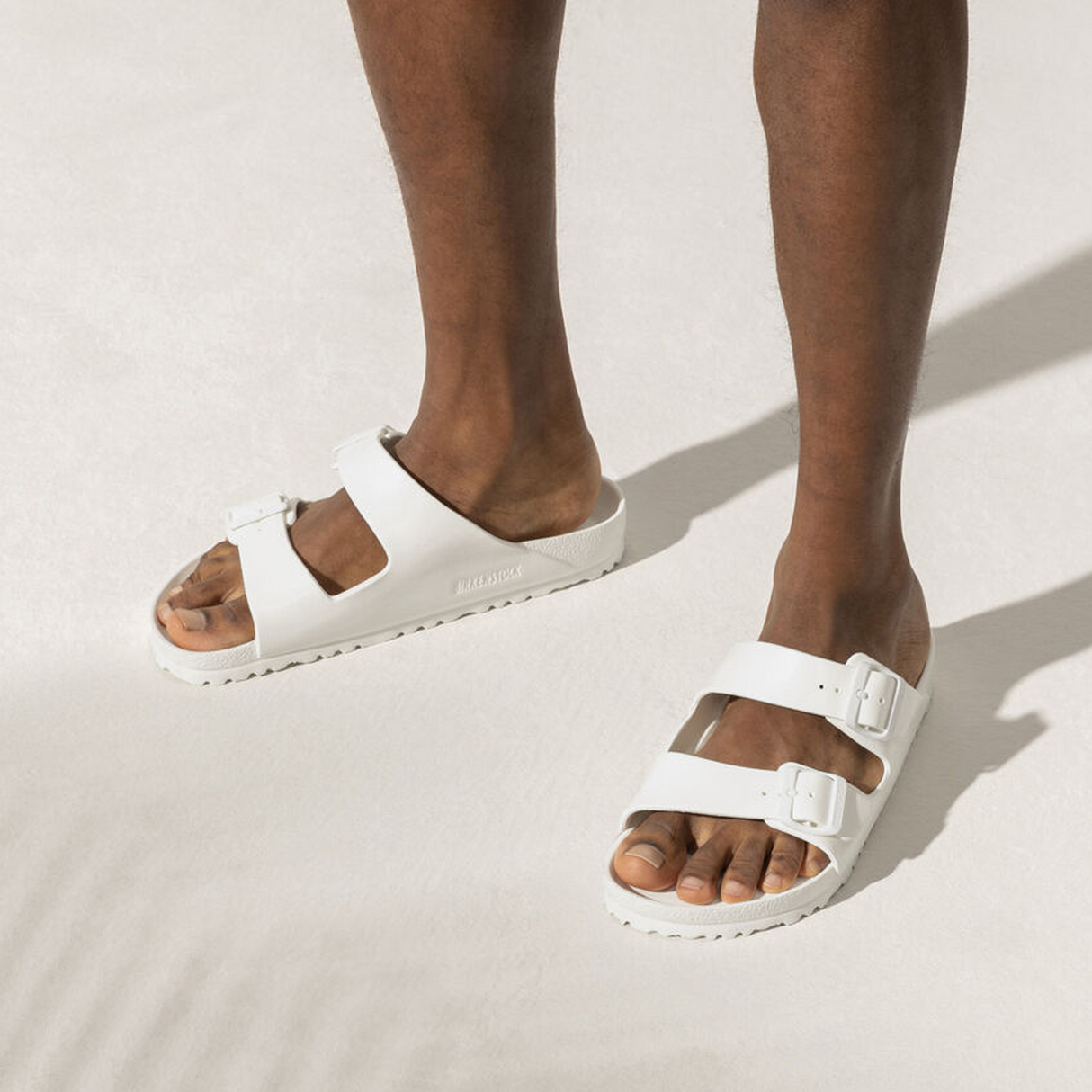Birkenstock Arizona EVA Slide Sandal (Men) - White Sandal - Slide - The Heel Shoe Fitters