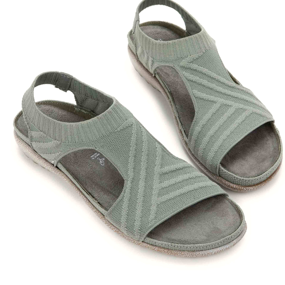 Naot Kawhia Backstrap Sandal (Women) - Sage Knit Dress-Casual - Slip On - The Heel Shoe Fitters