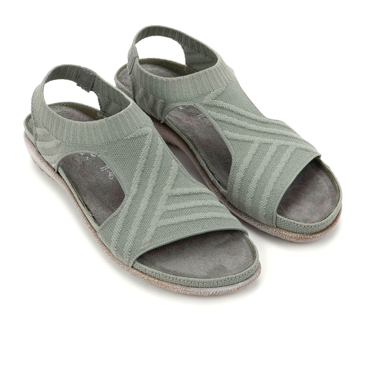 Naot Kawhia Backstrap Sandal (Women) - Sage Knit Dress-Casual - Slip On - The Heel Shoe Fitters