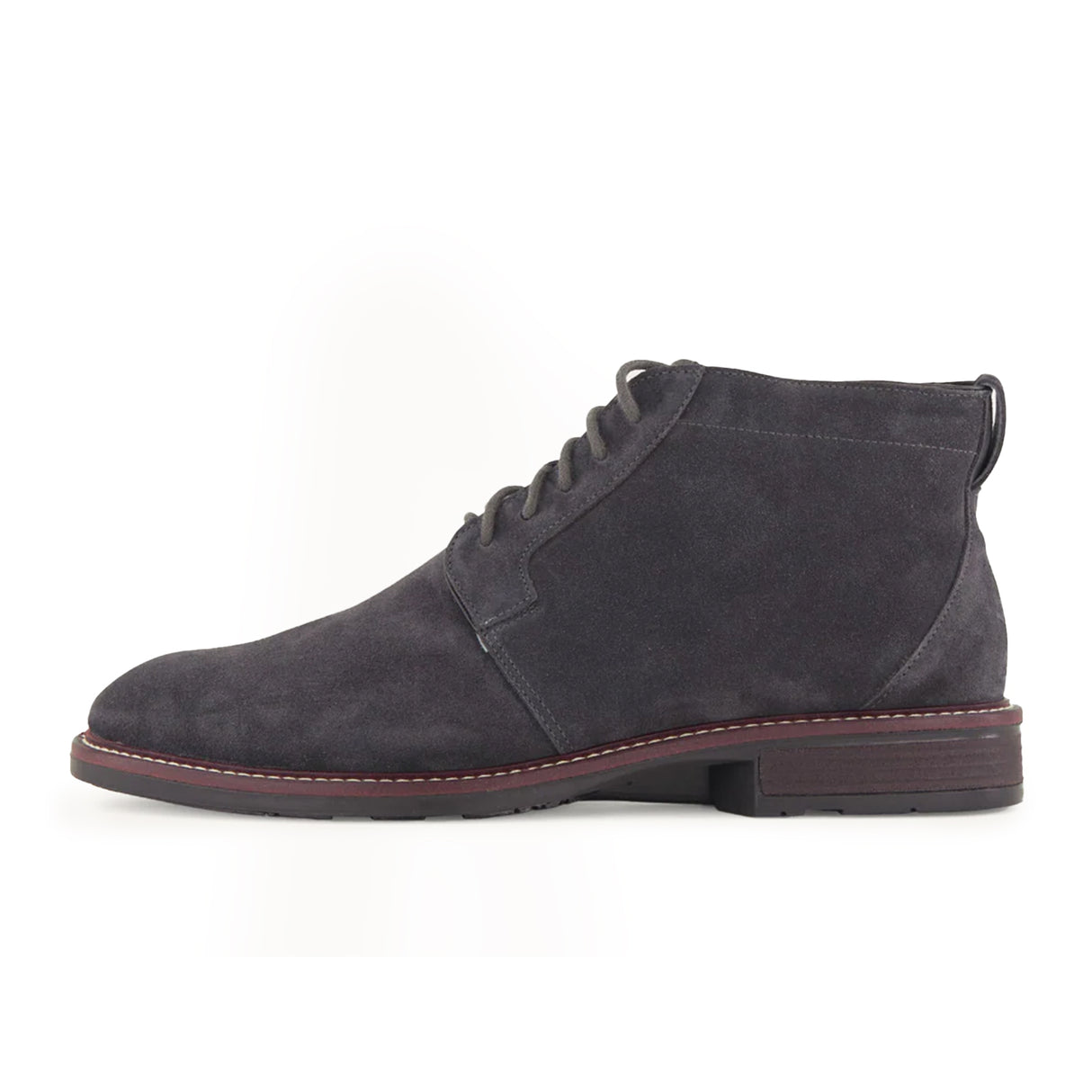 Naot Commander Ankle Boot (Men) - Charcoal Suede Boots - Casual - Low - The Heel Shoe Fitters