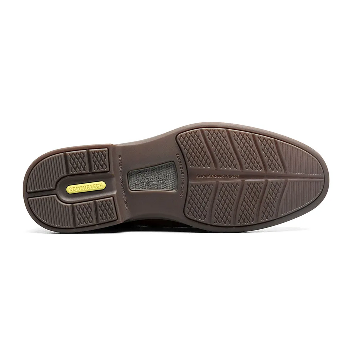Florsheim Highrise Plain Toe Oxford Hands Free (Men) - Cognac Smooth Dress-Casual - Oxford - The Heel Shoe Fitters