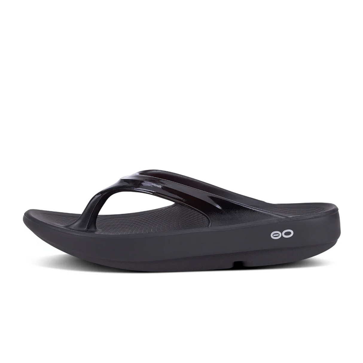 Oofos OOlala Sandal (Women) - Black Sandal - Thong - The Heel Shoe Fitters
