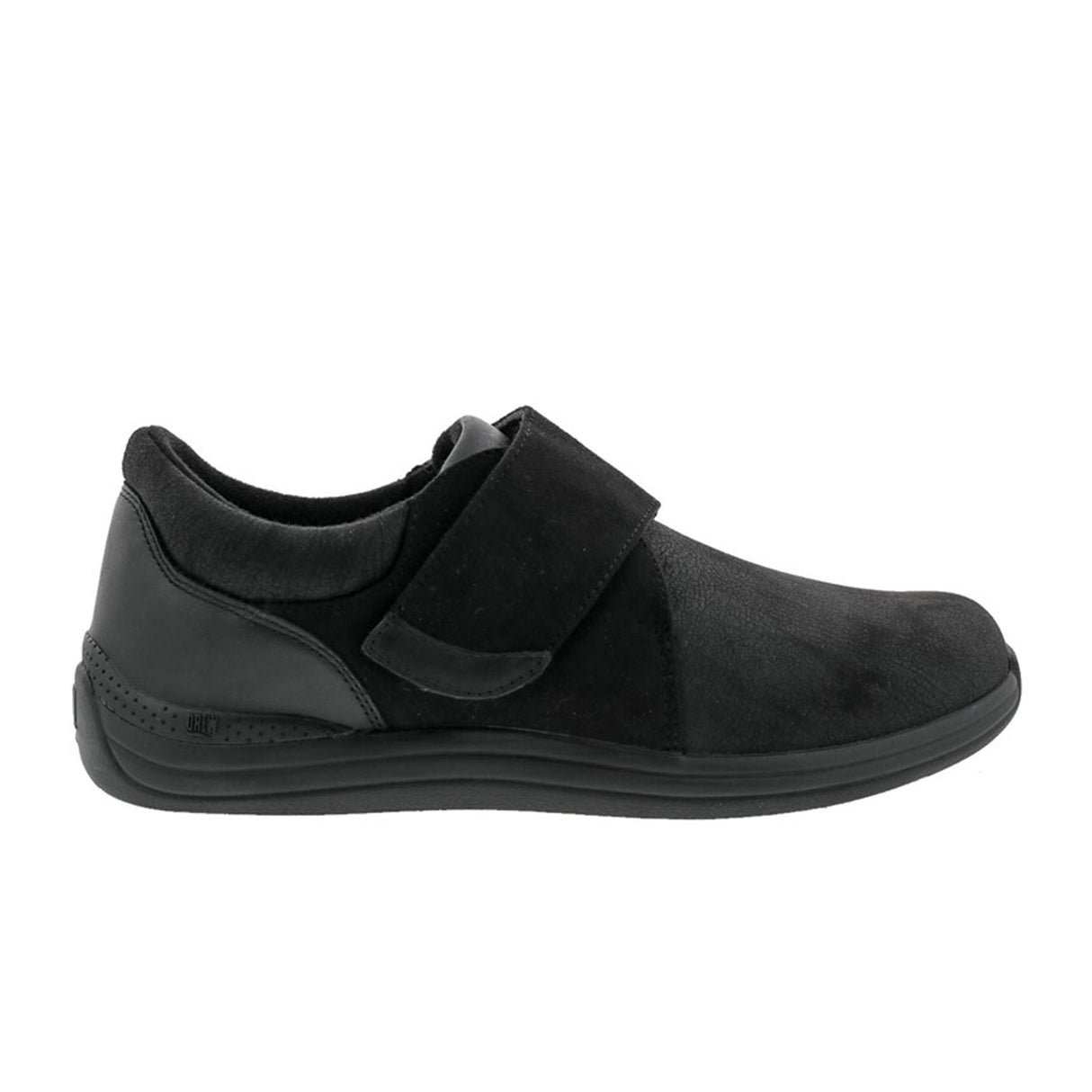Drew Moonlite Slip On (Women) - Black Stretch Leather Dress-Casual - Slip On - The Heel Shoe Fitters