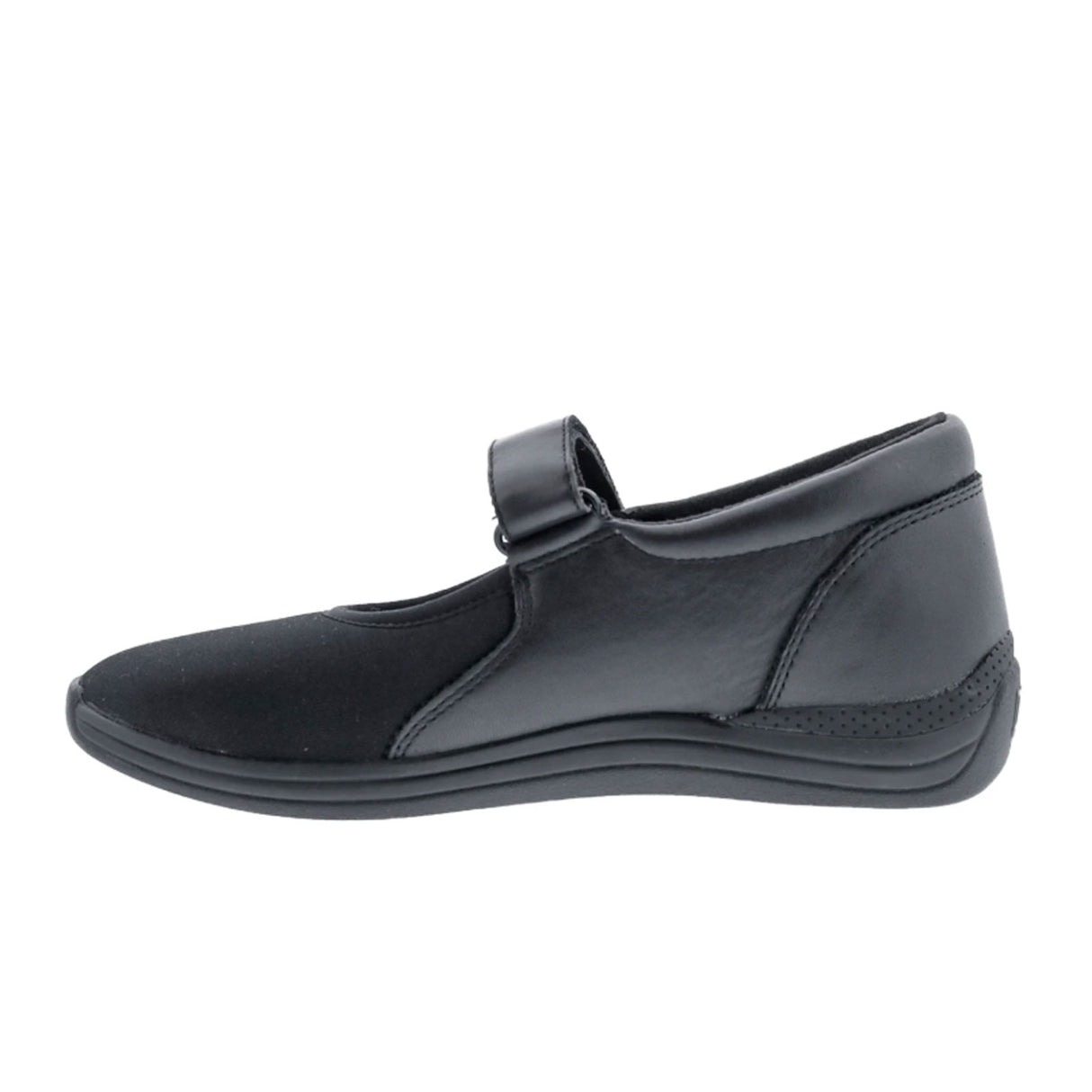 Drew Magnolia Mary Jane (Women) - Black Leather Stretch Dress-Casual - Mary Janes - The Heel Shoe Fitters