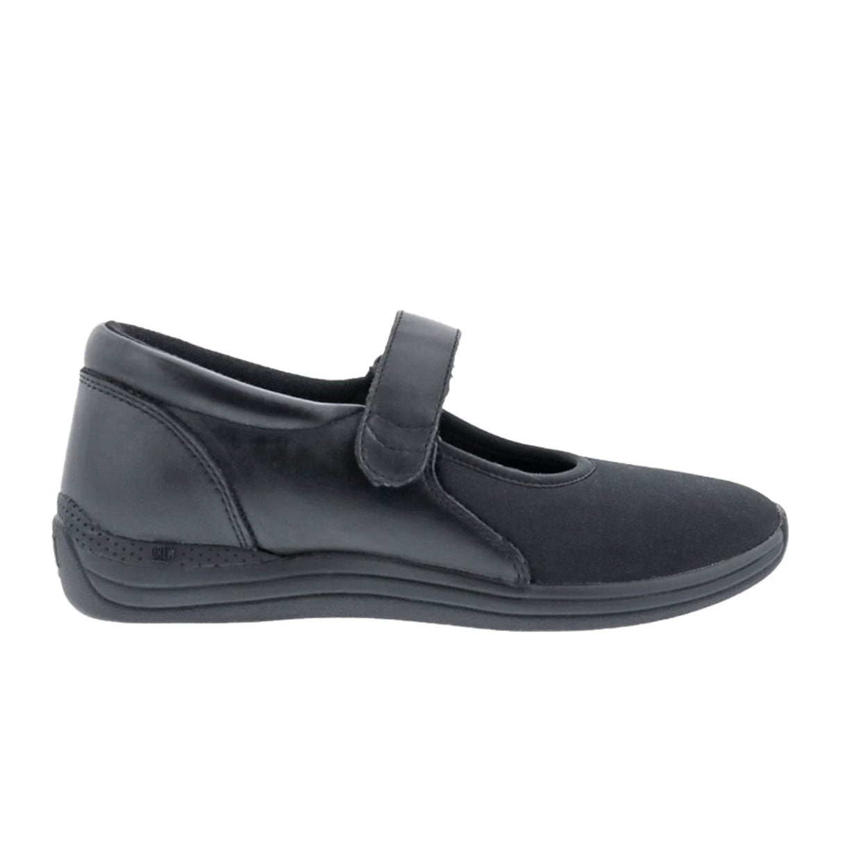 Drew Magnolia Mary Jane (Women) - Black Leather Stretch Dress-Casual - Mary Janes - The Heel Shoe Fitters