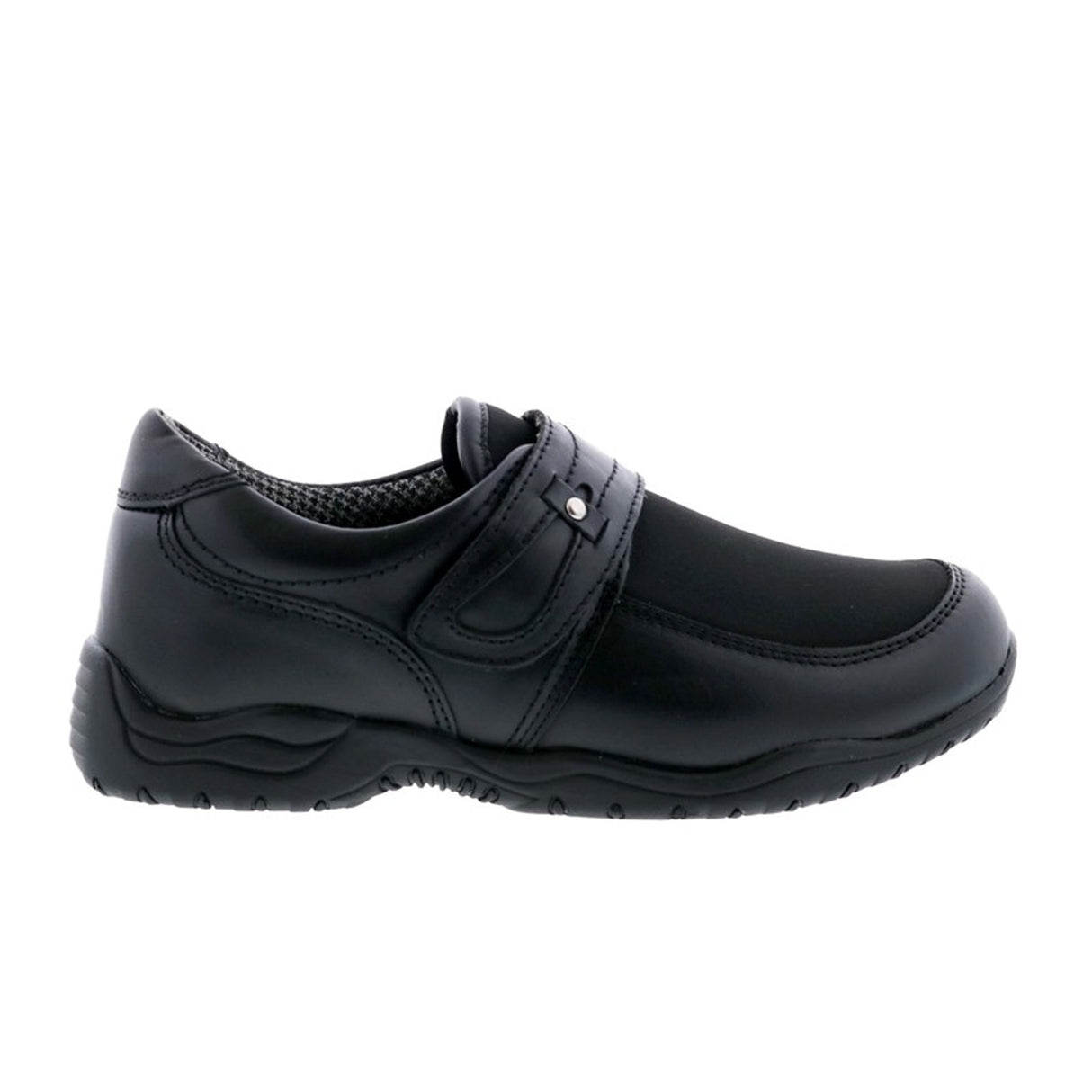 Drew Antwerp Slip On (Women) - Black Leather/Stretch Dress-Casual - Slip On - The Heel Shoe Fitters