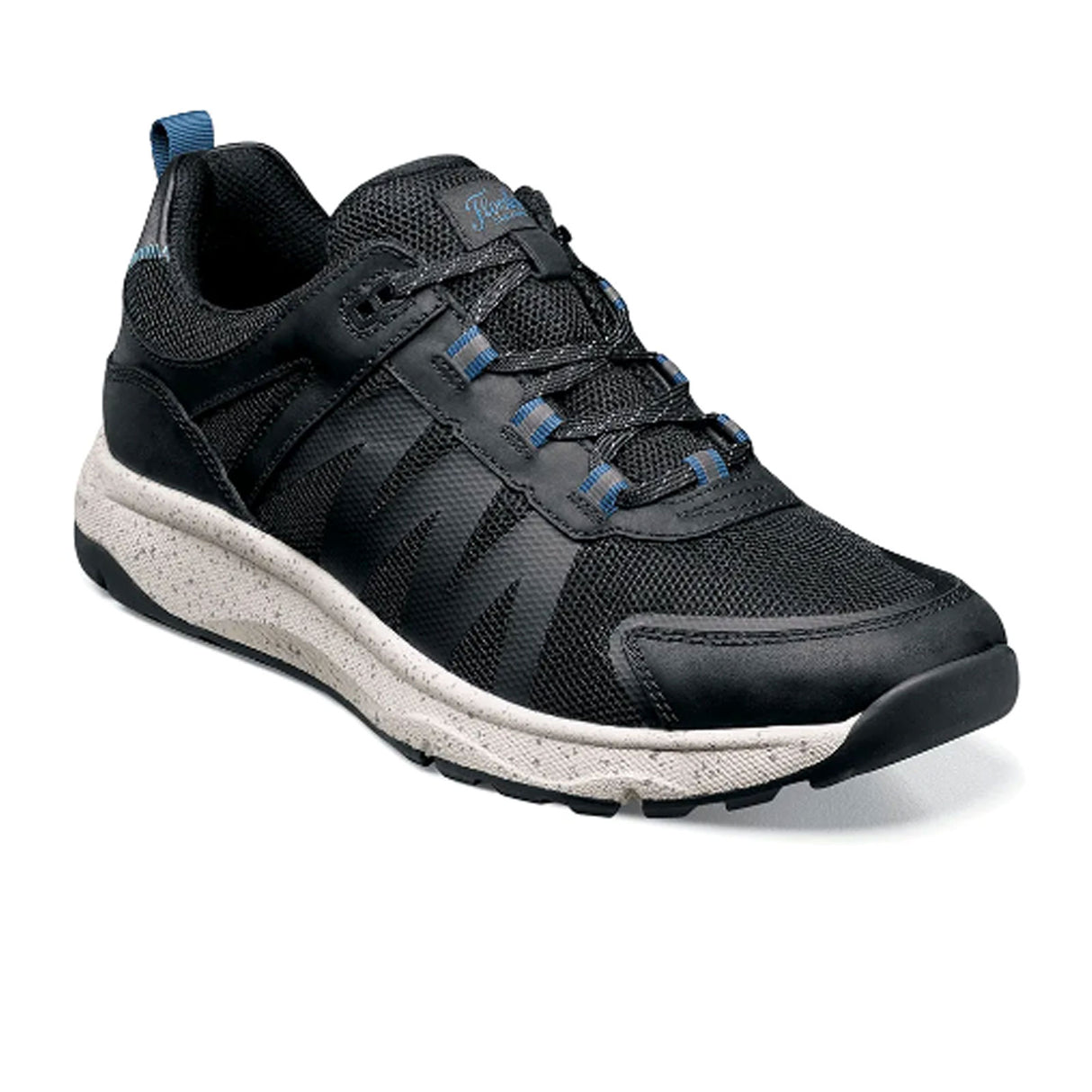 Florsheim Tread Lite Moc Toe Lace Up Sneaker (Men) - Black Crazy Horse Dress-Casual - Sneakers - The Heel Shoe Fitters