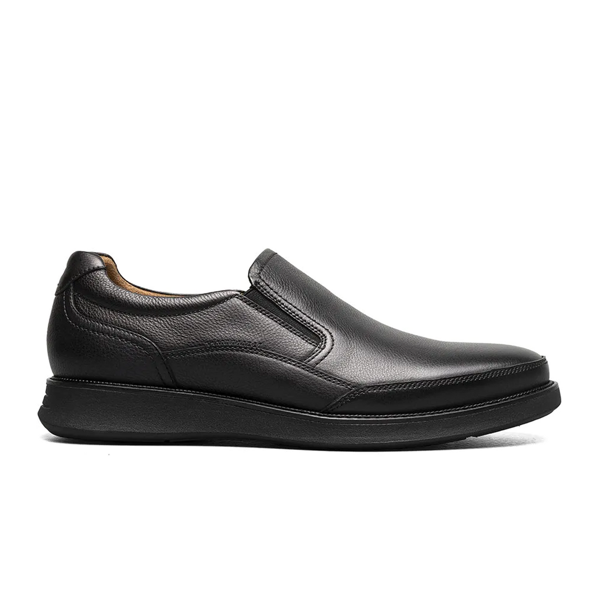 Florsheim Launch Moc Toe Slip On (Men) - Black Dress-Casual - Slip On - The Heel Shoe Fitters