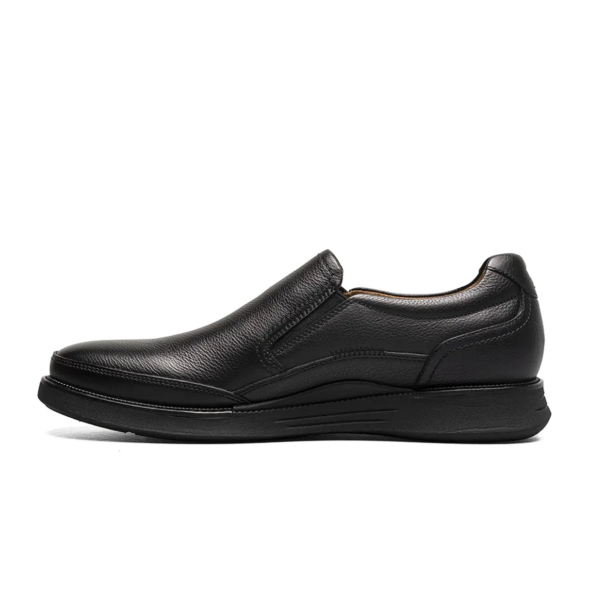Florsheim Launch Moc Toe Slip On (Men) - Black Dress-Casual - Slip On - The Heel Shoe Fitters