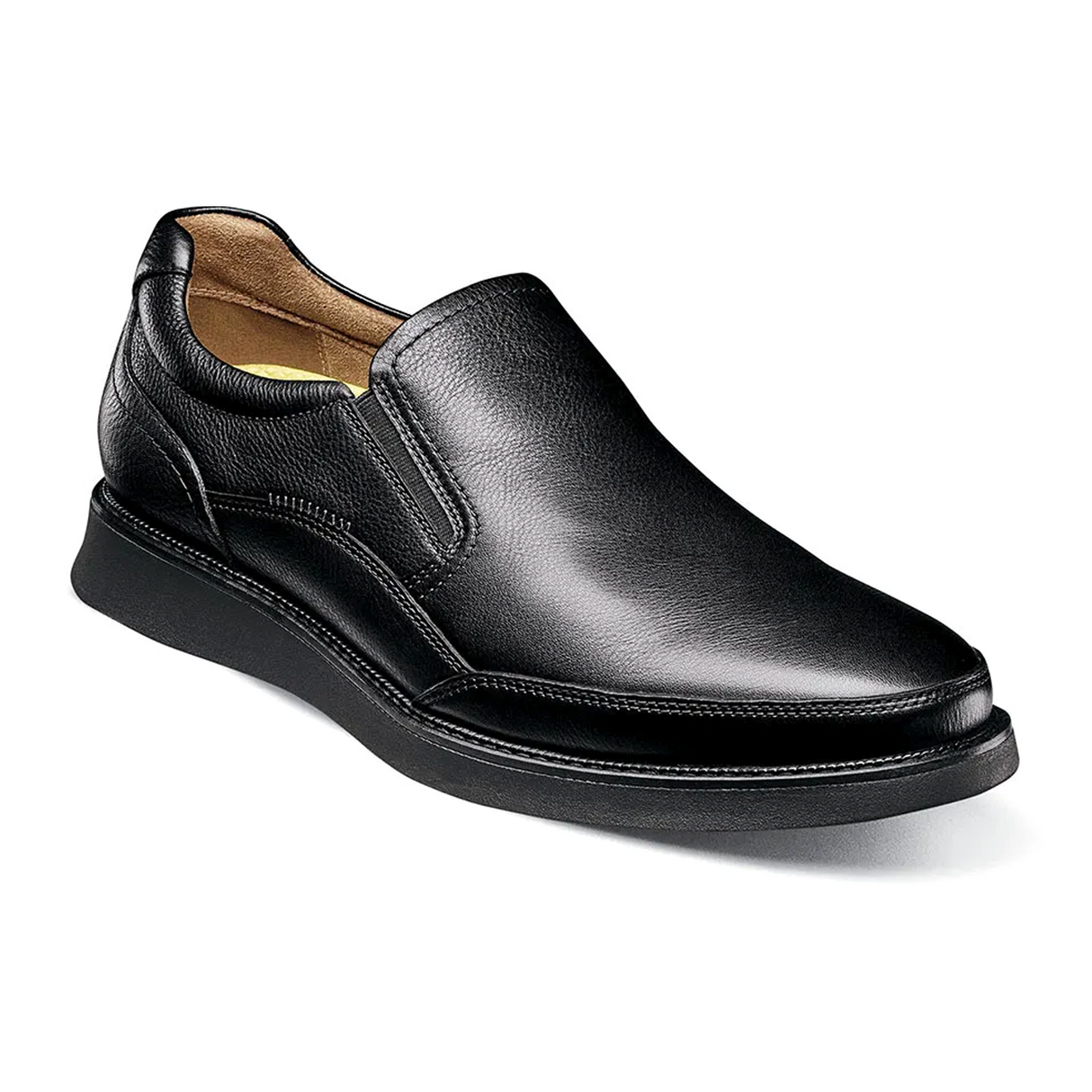 Florsheim Launch Moc Toe Slip On (Men) - Black Dress-Casual - Slip On - The Heel Shoe Fitters