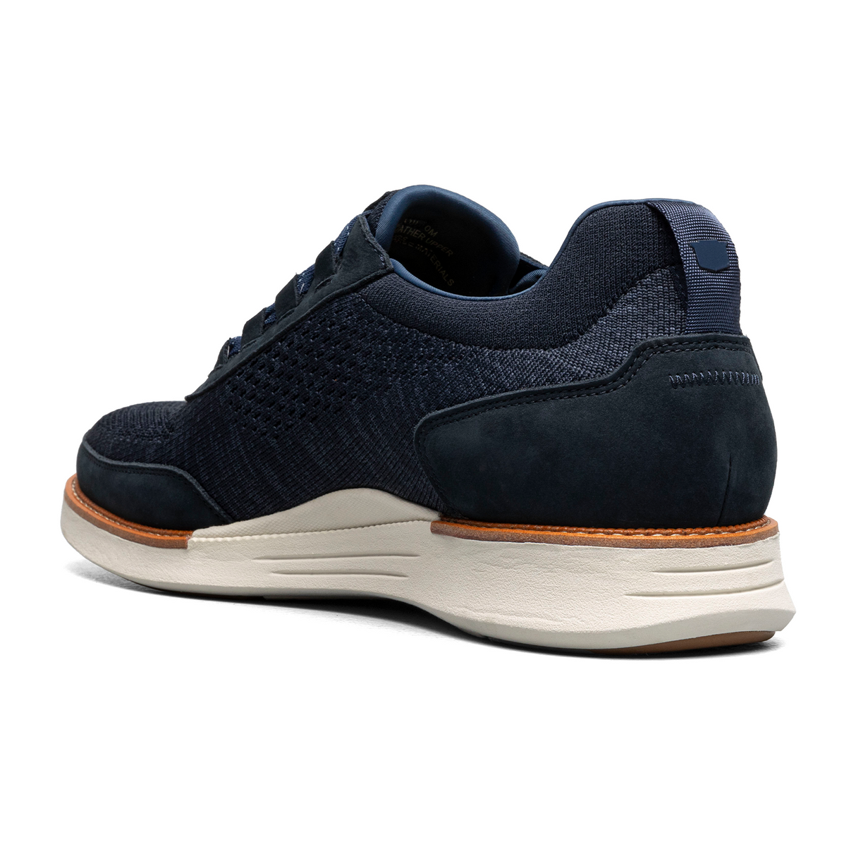 Florsheim Launch Knit Elastic Lace Slip On (Men) - Navy Athletic - Casual - Slip On - The Heel Shoe Fitters