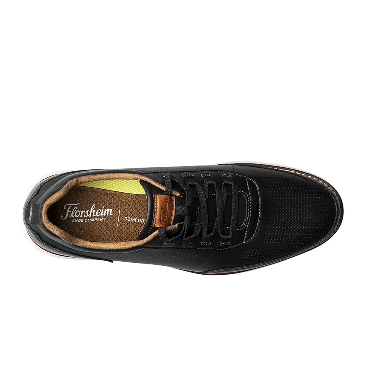 Florsheim Launch Elastic Lace Slip On (Men) - Black Multi Dress-Casual - Slip On - The Heel Shoe Fitters