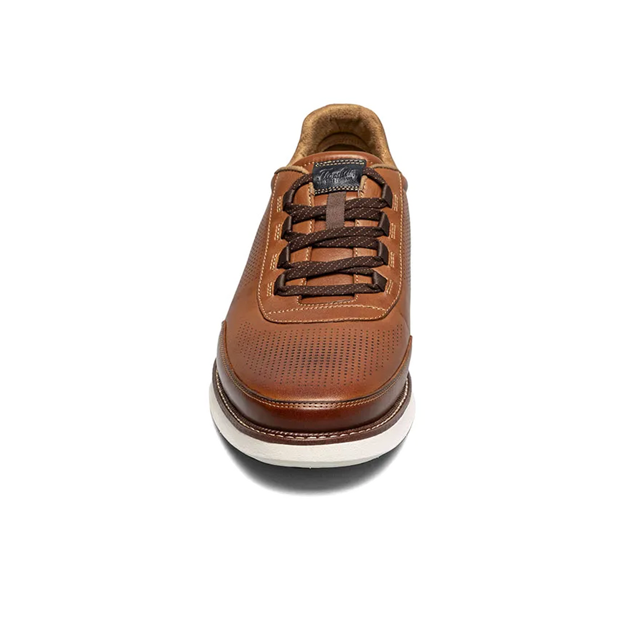 Florsheim Launch Elastic Lace Slip On (Men) - Cognac Multi Dress-Casual - Slip On - The Heel Shoe Fitters