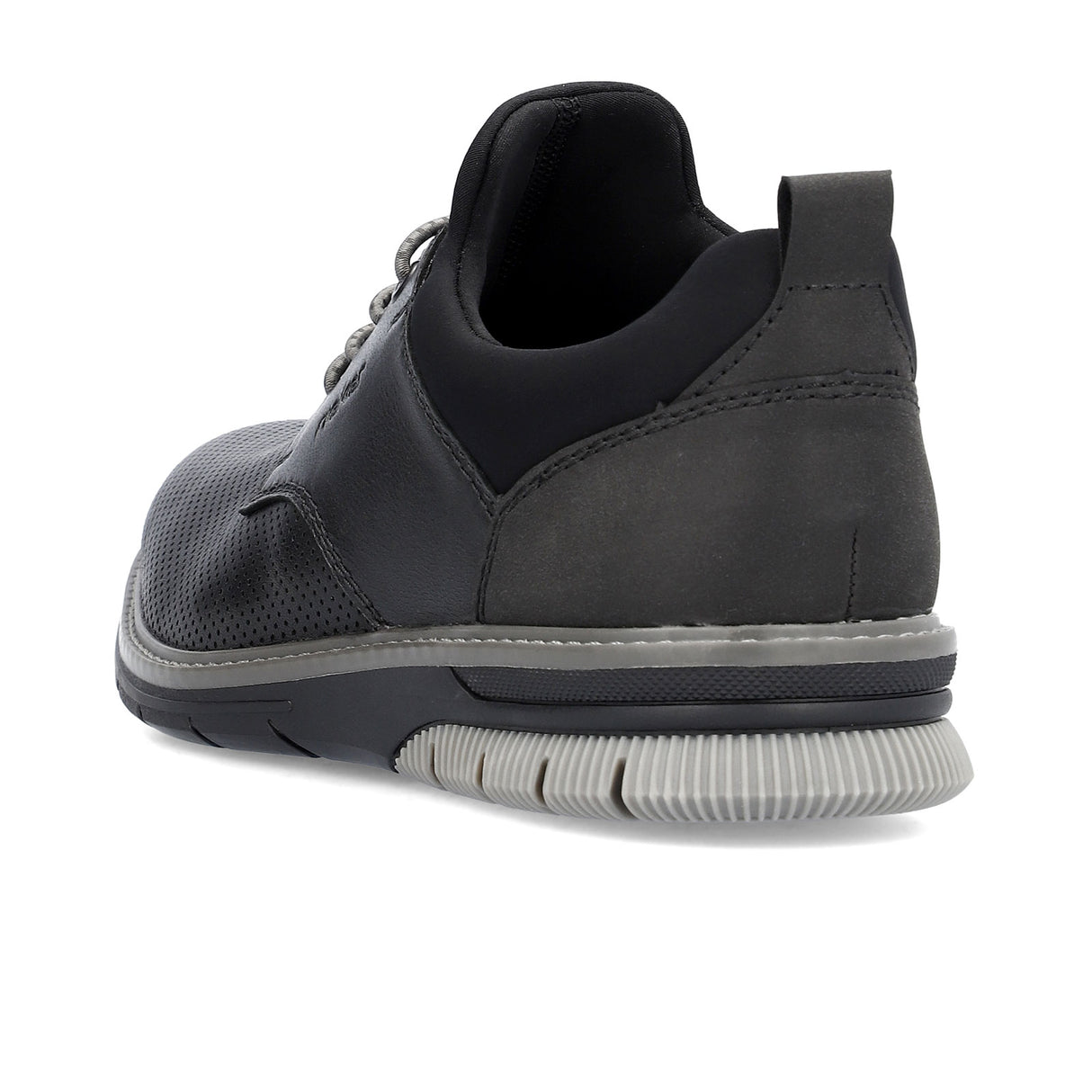 Rieker Dustin 14450-00 Lace Up (Men) - Black/Black/Black Dress-Casual - Oxford - The Heel Shoe Fitters