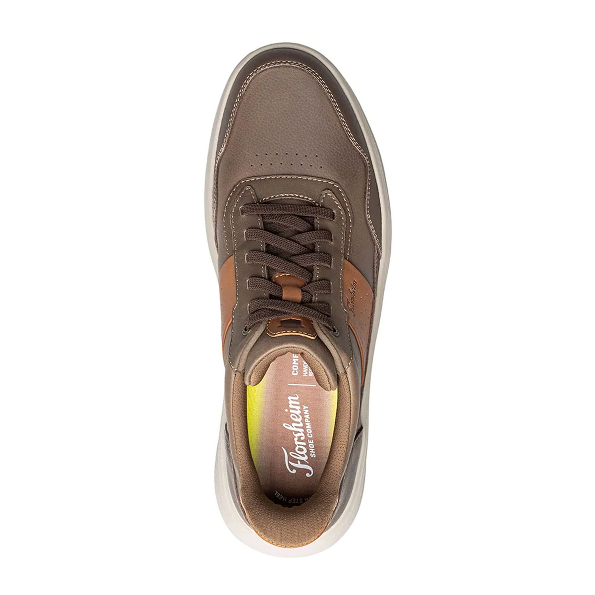 Florsheim Crosstour Causal Lace Up Hand Free (Men) - Brown/Cognac/Fossil Sole Athletic - Casual - Lace Up - The Heel Shoe Fitters