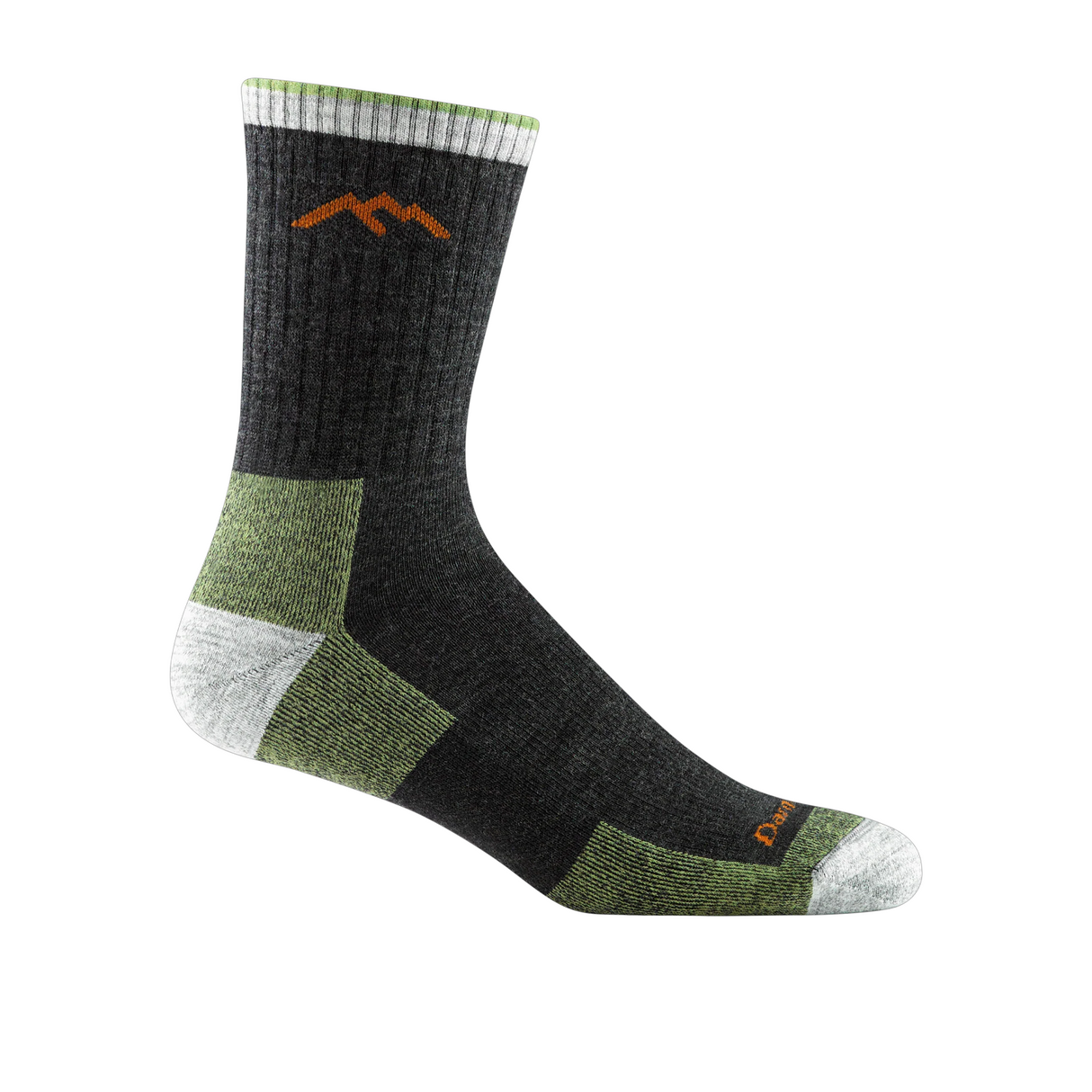 Darn Tough Hiker Midweight Micro Crew Sock with Cushion (Men) - Lime Accessories - Socks - Performance - The Heel Shoe Fitters