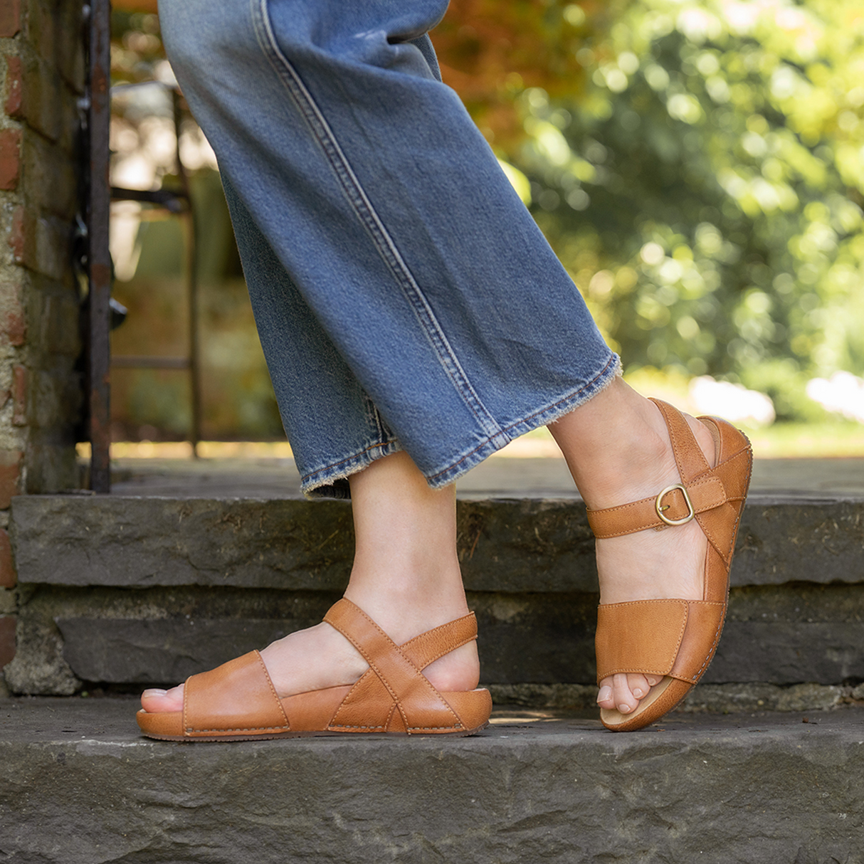 Dansko Tinsley Backstrap Sandal (Women) - Natural Sandal - Backstrap - The Heel Shoe Fitters
